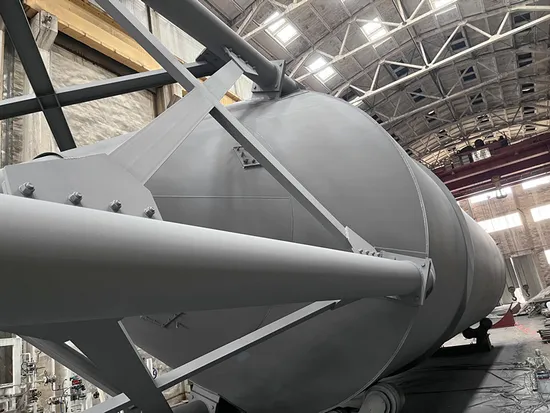 ASME-Stahlspeicher-Sandkorn-/Kalkzement-Massenpulversilo im Angebot